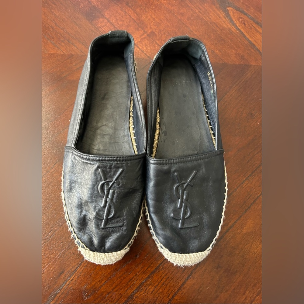 Yves Saint Laurent Black Espadrilles